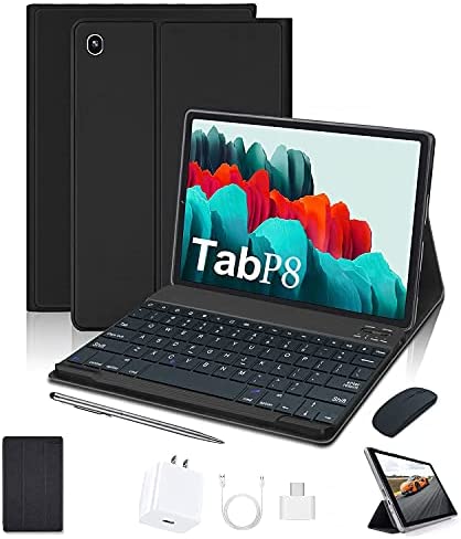 Tablet 10 Inch 4G LTE, 4GB RAM + 64GB ROM Android 10 Quad Core Processor,Dual Camera Dual SIM Card Slots Unlocked, 1080p Full HD Touch,Bluetooth8000mAh,WiFi,10.1 inch Tablet with Keyboard and Mouse